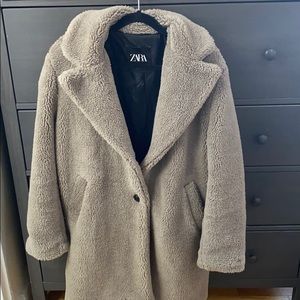 Zara fleece coat